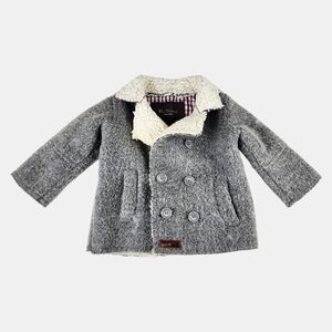 Ben Sherman Charcoal Kids Pea Coat